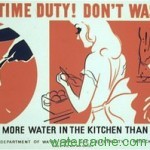 Wartime water conservation poster1