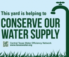 If your yard conserves water during this drought, tell people about