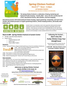 Sustain Center hosts the 2012 Spring Chicken Festival