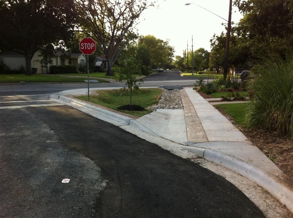 Austin stormwater low impact development structure