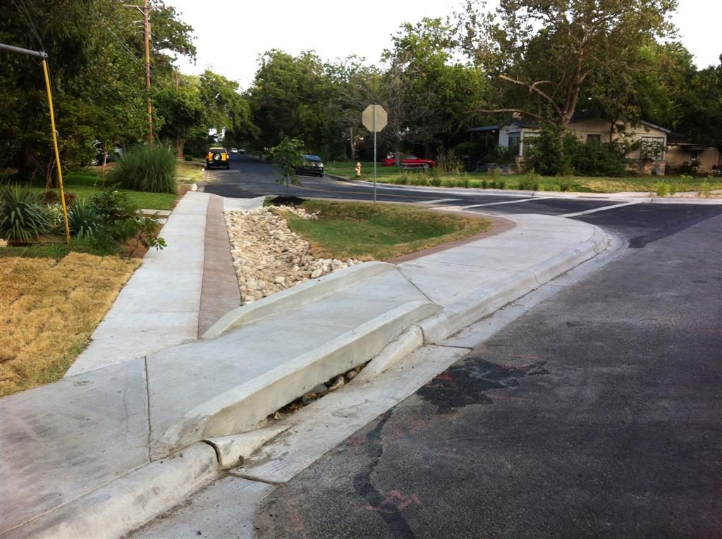 Austin stormwater low impact development structure