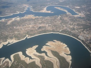 Effects of drought on Lake Travis in Austin