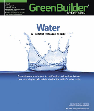 GreenBuilder magazine cover May 2008