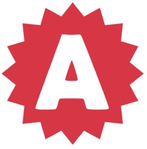 a-grade-sticker