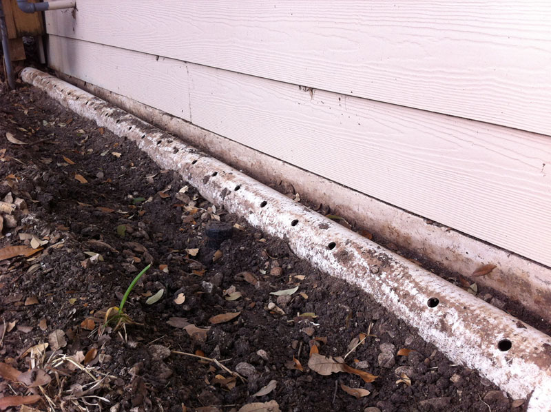 bad french drain installation don't pay for a bad french drain installation