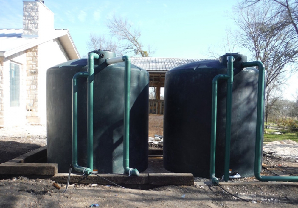 Residential Rainwater Collection System Installation in Austin, Hill ... - Luxury Residential Rainwater Collection Systems