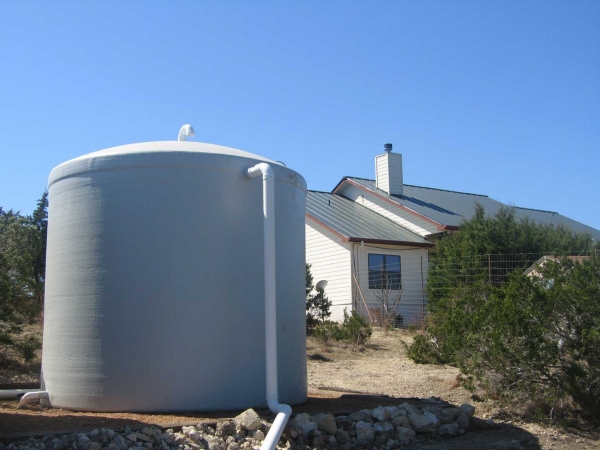 fiberglass cistern for rainwater