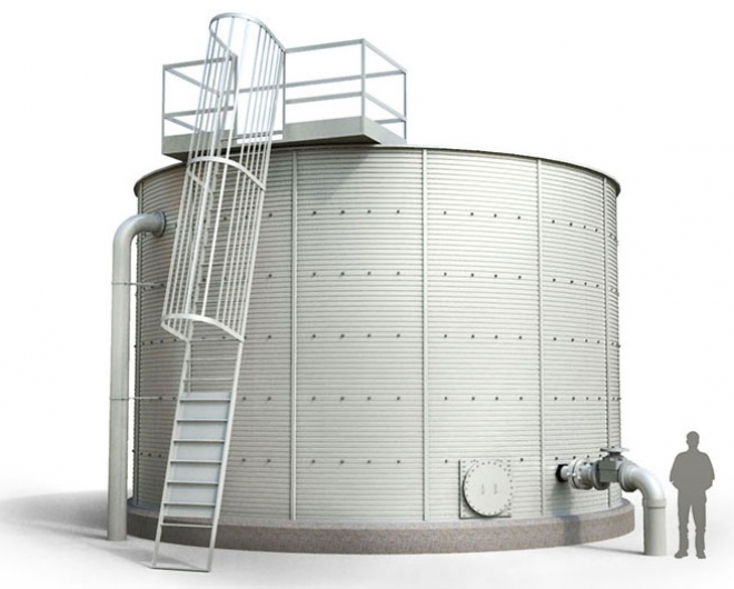 pioneer water tank industrial illustrative