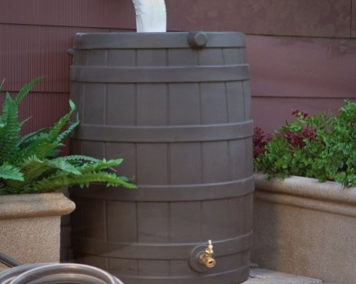 rain barrels don't hold much rainwater
