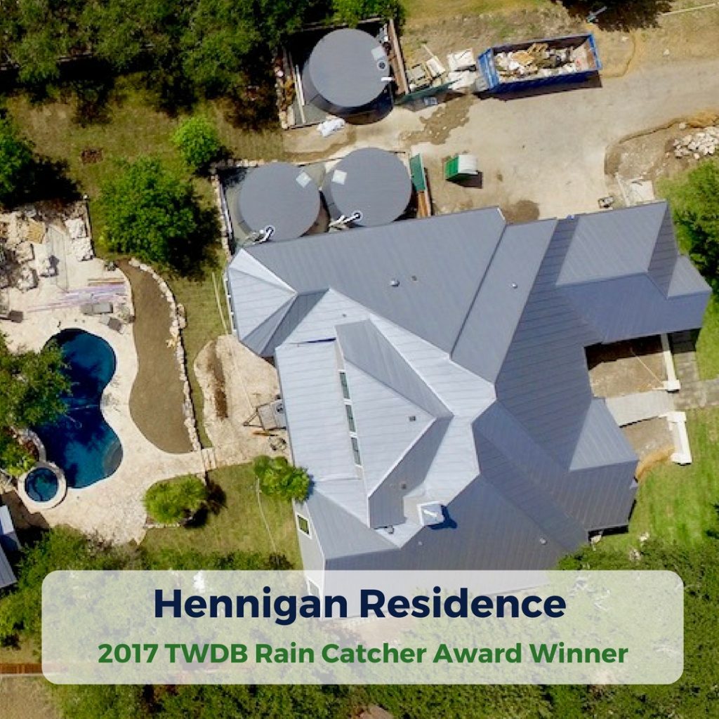 hennigan residence twdb rain catcher award